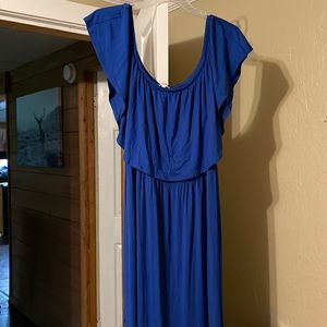 Long off the shoulder dress